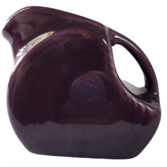 Fiestaware Fiesta CERAMIC Small Mini Disk Pitcher CARAFE Mulberry Purple 5 OZ - Picture 15 of 15